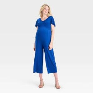 Isabel by Ingrid and Isabel Target Flutter Short Sleeve Jumpsuit NWT Med